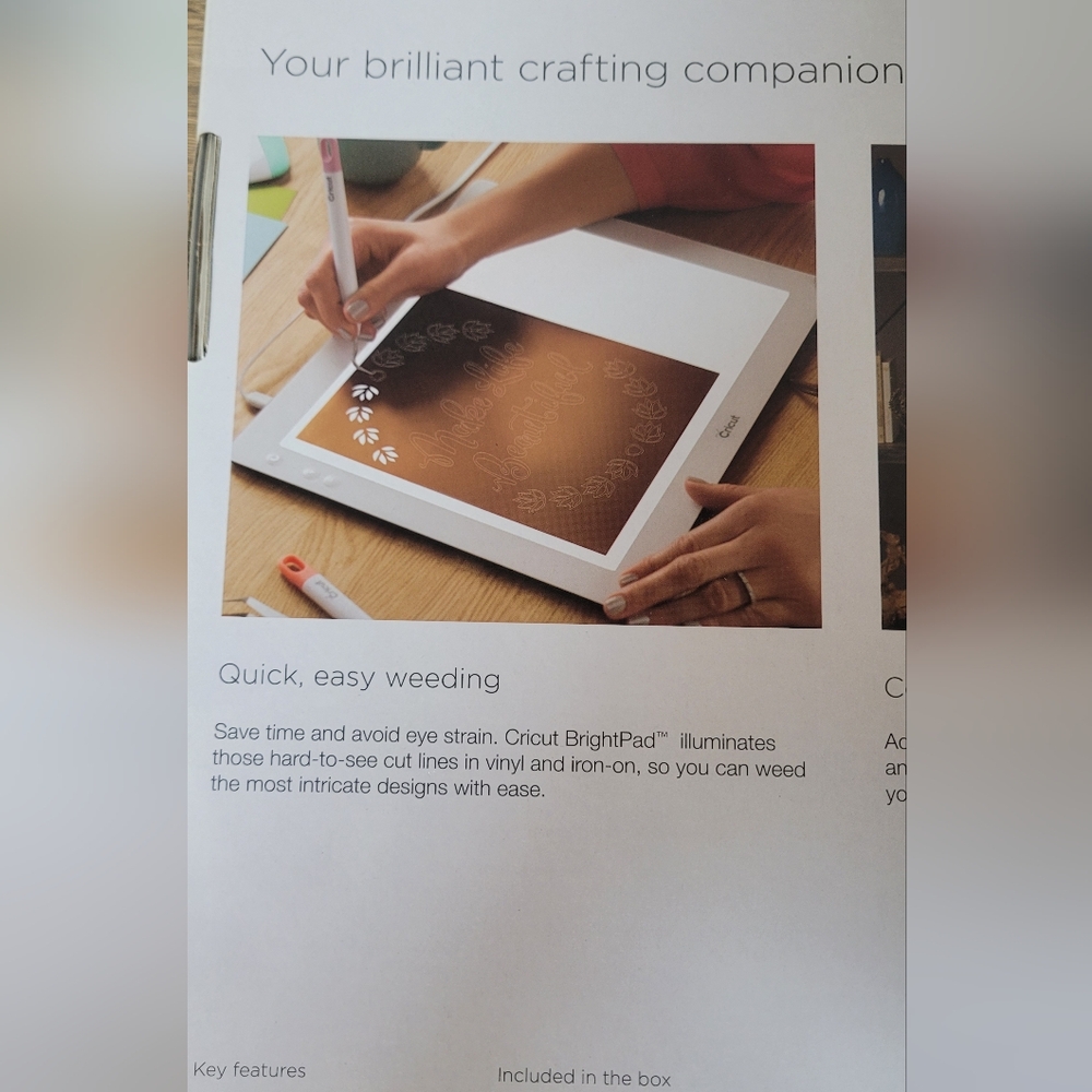 Cricut BrightPad in Lilac Tracing Jewelry Making - Picture 10 of 15